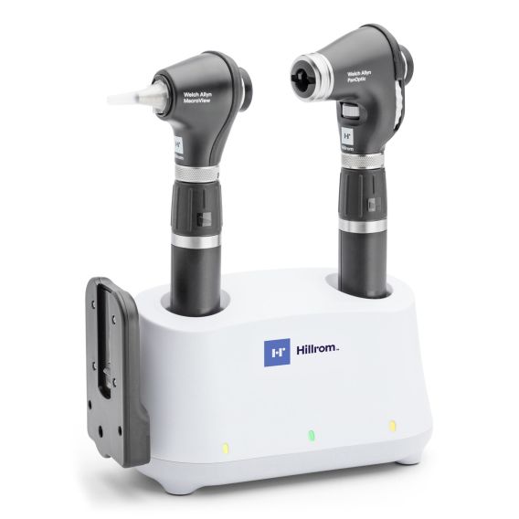 Diagnostik-Tischset mit PanOptic Plus Ophthalmoskop & MacroView Plus Otoskop für iExaminer 