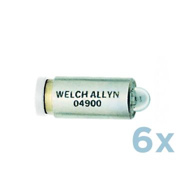 3,5V Halogenlampe für Ophthalmoskope (6 Stück)