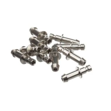 Metallstecker mit Bajonettanschluss und Widerhaken für 5/32 Zoll Schläuche (10 Stück)