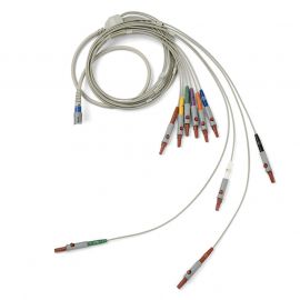 IEC-Patientenkabel mit 10 Ableitungen für PC-basiertes EKG, extra lang