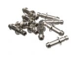 Metallstecker mit Bajonettanschluss und Widerhaken für 5/32 Zoll Schläuche (10 Stück)